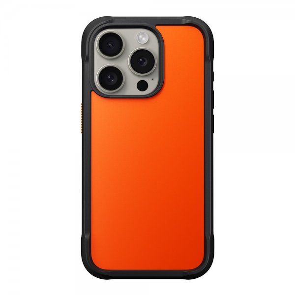 Nomad iPhone 15 Pro Cover Rugged Case Ultra Orange