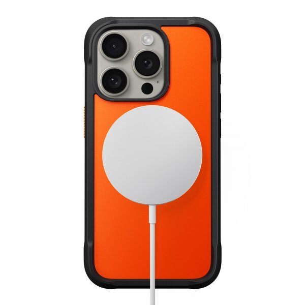 Nomad iPhone 15 Pro Cover Rugged Case Ultra Orange