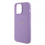 Guess iPhone 15 Pro Cover Saffiano MagSafe Lilla