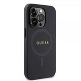 Guess iPhone 15 Pro Cover Saffiano MagSafe Sort