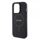 Guess iPhone 15 Pro Cover Saffiano MagSafe Sort