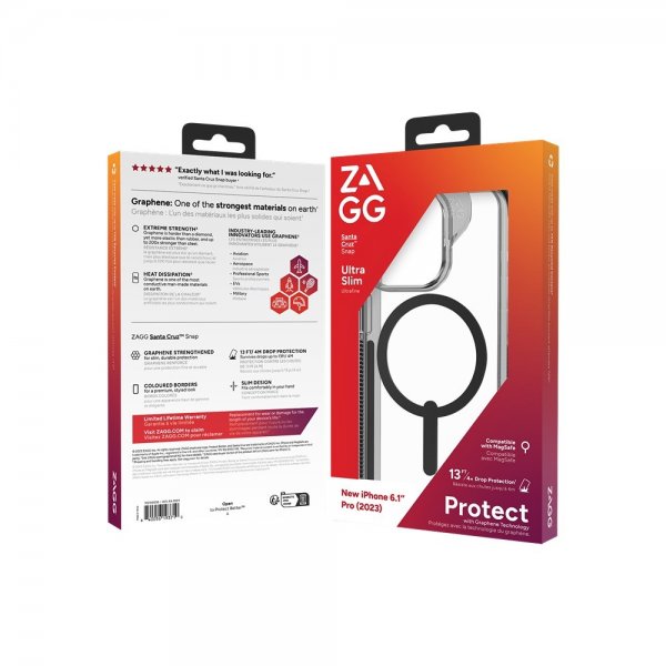 ZAGG iPhone 15 Pro Cover Santa Cruz Snap Sort