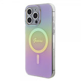 Guess iPhone 15 Pro Cover Script MagSafe Pink