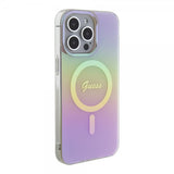 Guess iPhone 15 Pro Cover Script MagSafe Pink