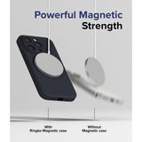 Ringke iPhone 15 Pro Cover Silikone Magnetic Deep Blue