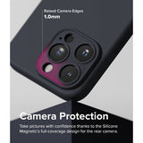 Ringke iPhone 15 Pro Cover Silikone Magnetic Deep Blue