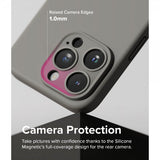 Ringke iPhone 15 Pro Cover Silikone Magnetisk Grå