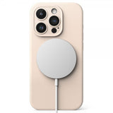 Ringke iPhone 15 Pro Cover Silikone Magnetic Pink Sand