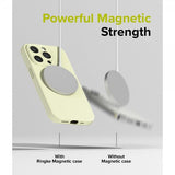 Ringke iPhone 15 Pro Cover Silikone Magnetisk Sunny Lime