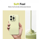 Ringke iPhone 15 Pro Cover Silikone Magnetisk Sunny Lime