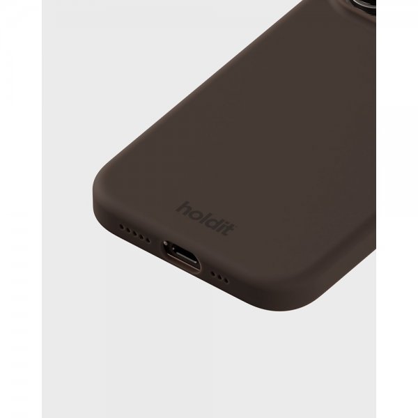 holdit iPhone 14 Pro Cover Silikone Chocolate
