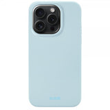 holdit iPhone 15 Pro Cover Silikone Mineral Blue