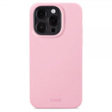 Holdit iPhone 15 Pro Cover Silikone Rosa