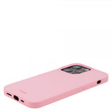 Holdit iPhone 15 Pro Cover Silikone Rosa