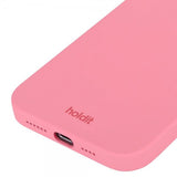 holdit iPhone 15 Pro Cover Silikone Rouge Pink