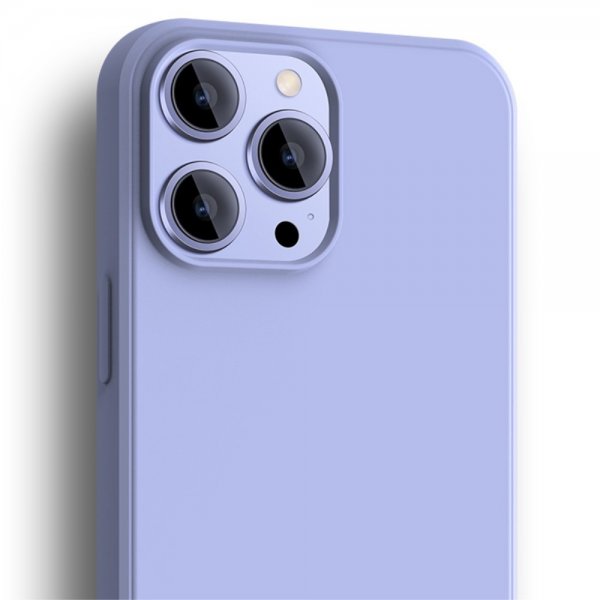 X-Level iPhone 15 Pro Cover Silikone tekstur Lilla