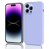 X-Level iPhone 15 Pro Cover Silikone tekstur Lilla
