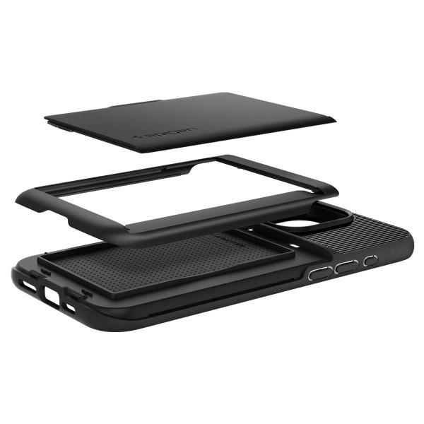 Spigen iPhone 15 Pro Cover Slim Armor CS Sort