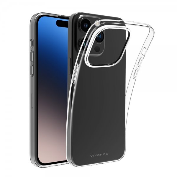 Vivanco iPhone 15 Pro Cover Slim TPU Transparent