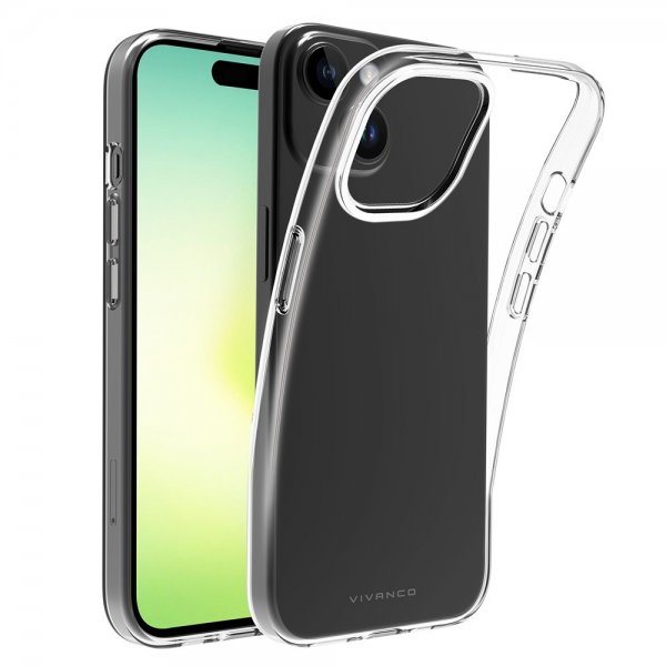 Vivanco iPhone 15 Plus Cover Slim TPU Transparent