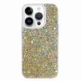 Nordic Covers iPhone 15 Pro Cover Sparkle Series Citrine Gold