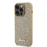 Guess iPhone 15 Pro Cover Square Mirror Guld