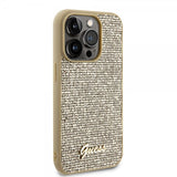 Guess iPhone 15 Pro Cover Square Mirror Guld
