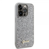 Guess iPhone 15 Pro Cover Square Mirror Silver