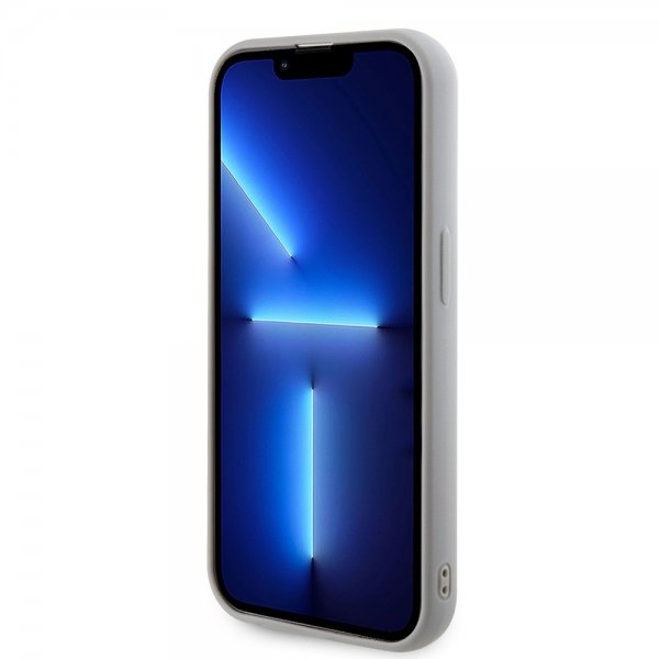 Guess iPhone 15 Pro Cover Square Mirror Silver