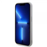 Guess iPhone 15 Pro Cover Square Mirror Silver