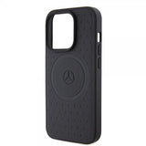Mercedes Benz iPhone 15 Pro Cover Star Pattern MagSafe Sort