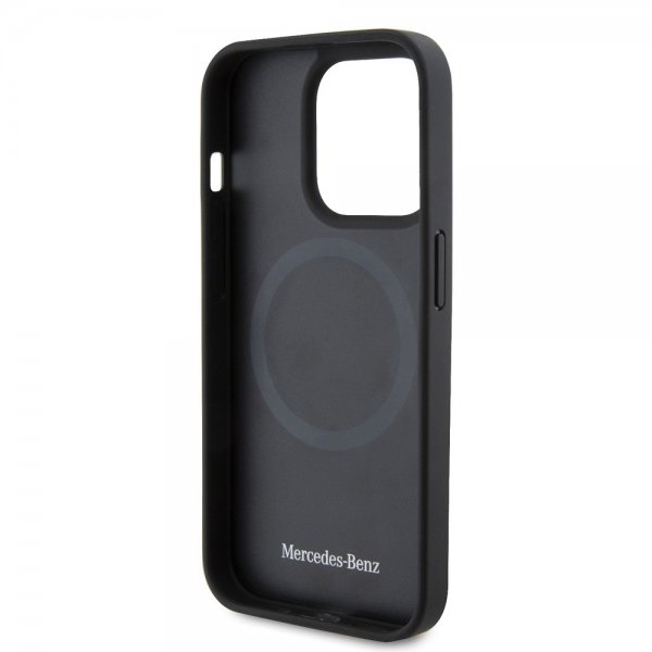Mercedes Benz iPhone 15 Pro Cover Star Pattern MagSafe Sort