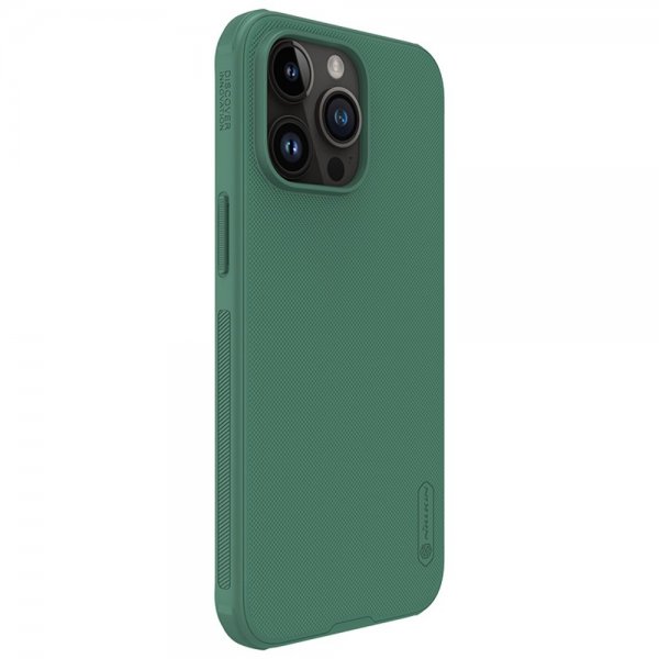 Nillkin iPhone 15 Pro Cover Super Frosted Shield Pro Grøn