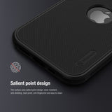 Nillkin iPhone 15 Pro Cover Super Frosted Shield Pro Logo Hul Blå