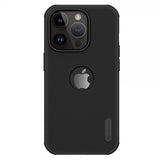 Nillkin iPhone 15 Pro Cover Super Frosted Shield Pro Logo Hul Sort