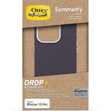 Otterbox iPhone 15 Pro Cover Symmetry Kaktus Læder MagSafe Plum Luxe