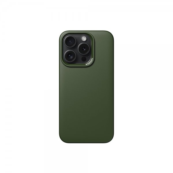 Nudient iPhone 15 Pro Cover Thin Case MagSafe Pine Green