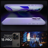 Spigen iPhone 15 Pro Cover Thin Fit Iris Purple
