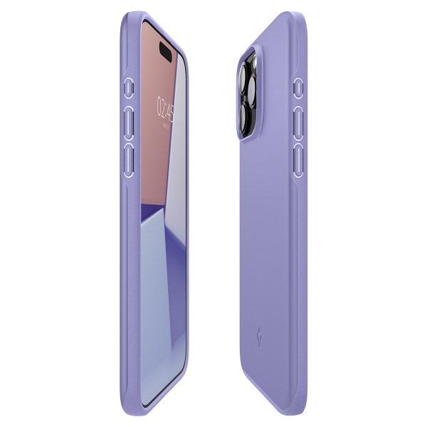 Spigen iPhone 15 Pro Cover Thin Fit Iris Purple