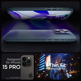 Spigen iPhone 15 Pro Cover Thin Fit Metal Slate