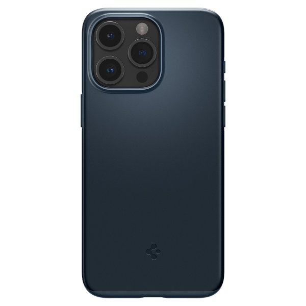 Spigen iPhone 15 Pro Cover Thin Fit Metal Slate