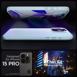 Spigen iPhone 15 Pro Cover Thin Fit Mute Blue
