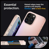 Spigen iPhone 15 Pro Cover Thin Fit Pink Sand