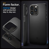 Spigen iPhone 15 Pro Cover Thin Fit Sort