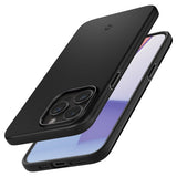 Spigen iPhone 15 Pro Cover Thin Fit Sort