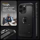 Spigen iPhone 15 Pro Cover Tough Armor MagFit Sort