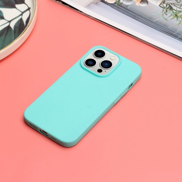 iPhone 15 Pro Cover TPU Lyseblå