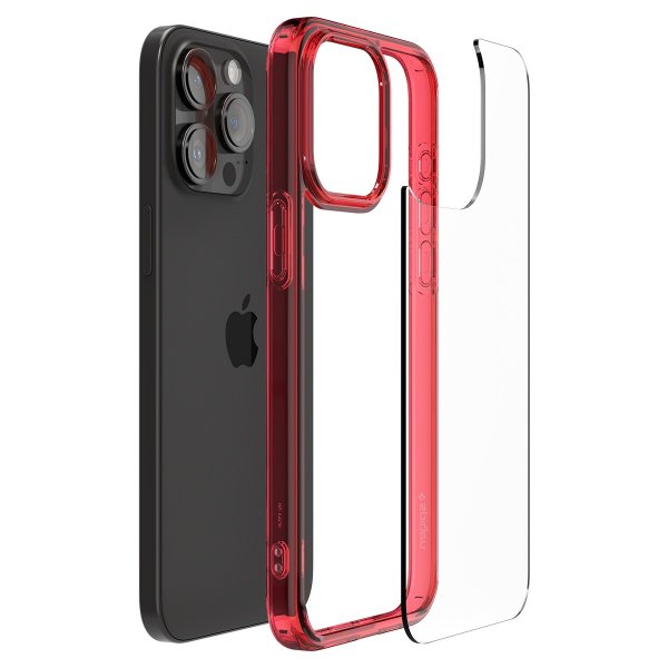 Spigen iPhone 15 Pro Cover Ultra Hybrid Deep Red
