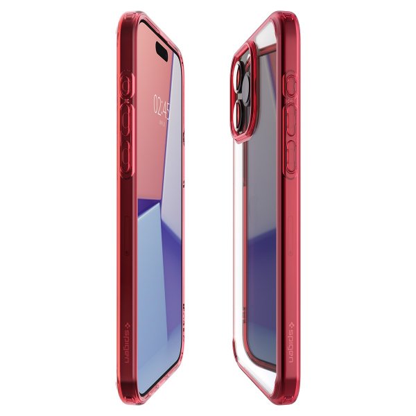 Spigen iPhone 15 Pro Cover Ultra Hybrid Deep Red