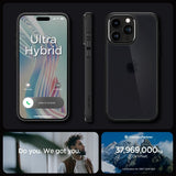 Spigen iPhone 15 Pro Cover Ultra Hybrid Frost Black